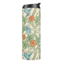 Papel de Parede Vitoriano Treliça William Morris