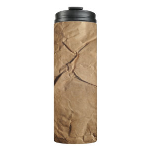 Garrafa Térmica Papel de reciclado: Textura Ecológica.