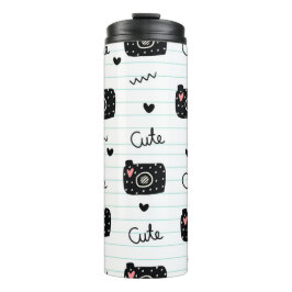 Garrafa Térmica Papel revestido por câmara de cor