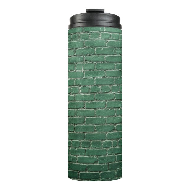 Garrafa Térmica Parede pintada verde (Frente)