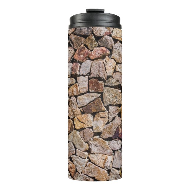 Garrafa Térmica Paredes Tradicionais De Pilha De Pedra Quebrada (Frente)