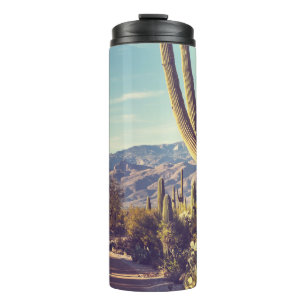Garrafa Térmica Parque Nacional Saguaro, representação cênica.