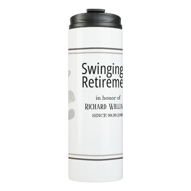 Garrafa Térmica Partido da Reforma Golf Moderno Verde Corporativo  (Frente)