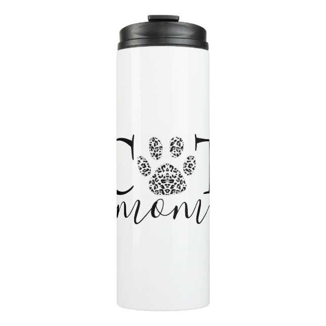 Garrafa Térmica Pasta Cat Mãe (Frente)