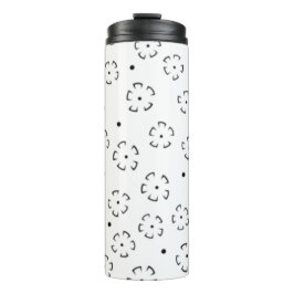 Garrafa Térmica Pasta de Aniversário Floral Personalizada