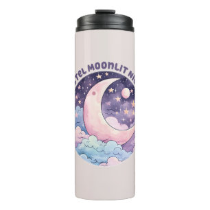 Garrafa Térmica Pastel Moonlit Fantasy Night