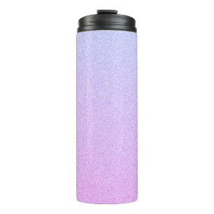 Garrafa Térmica Pastel Ombre Glitter