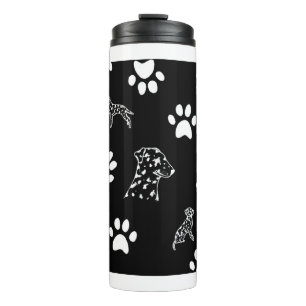 Garrafa Térmica Patas de cachorrinhos dálmicos