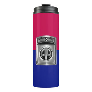 Garrafa Térmica Patch Personalizado da 82ª Divisão de Transporte