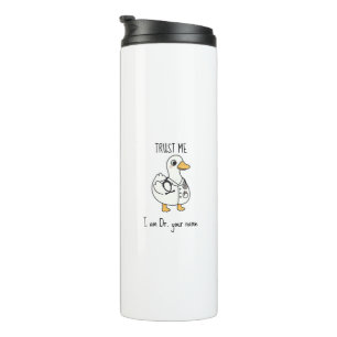 Garrafa Térmica Pato Médico Personalizado