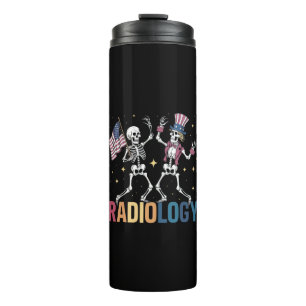 Garrafa Térmica Patriótico da Tecnologia de Raios-X da Radiologia