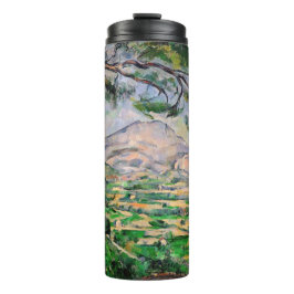 Garrafa Térmica Paul Cezanne - Mont Sainte-Victoire e pinheiro Gra