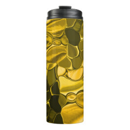 Garrafa Térmica Peças amarelas ou douradas parecem ouro-metal