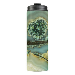 Garrafa Térmica pedra dentro a semirprecioso