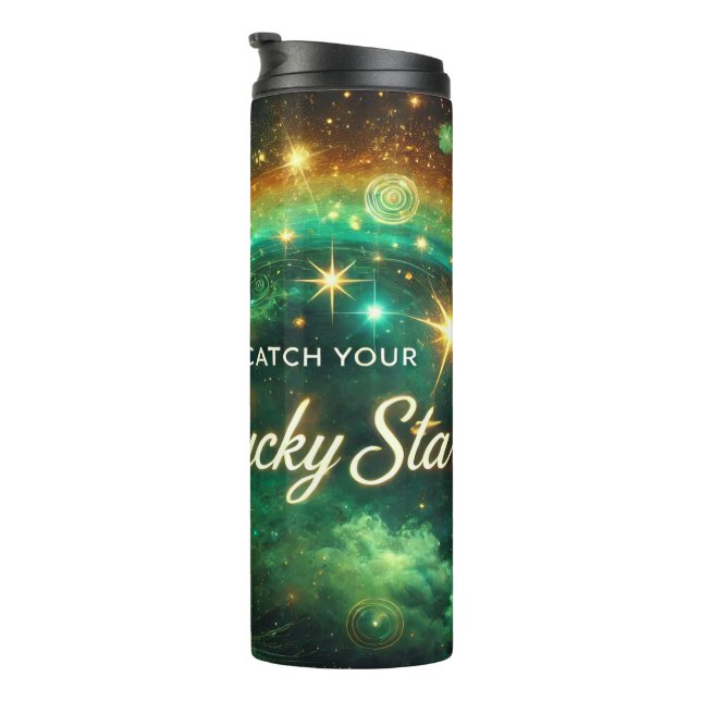 Garrafa Térmica Pegue Sua Estrela da Sorte Verde Celestial Celesti (Rotação à direita)