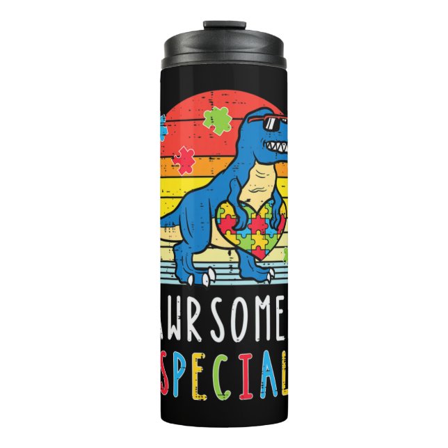 Garrafa Térmica Peguem esse doce Trex Dino Rawrsonely Special T-Sh (Frente)