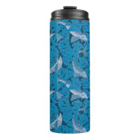 Peixes Azuis Vintage e Algas Marinhas: Art Nouveau