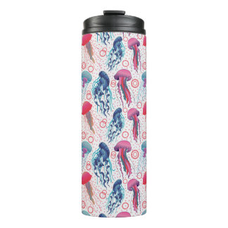 Garrafa Térmica Peixes de gelatina coloridos