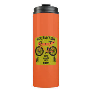 Garrafa Térmica Peixes E Campos De Bikepacker