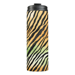 Garrafa Térmica Peles de tigre com stripteza moderna felina de Imp