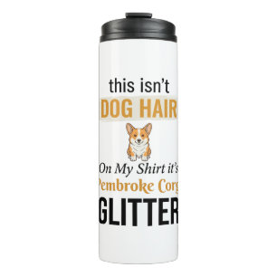 Garrafa Térmica Pembroke Corgi Brilho Design Divertido Amante de C
