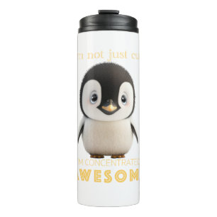 Garrafa Térmica Penguin Concentrado Incrível Engraçado Adorável En