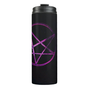 Garrafa Térmica pentagrama roxo