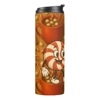 Garrafa Térmica Peppermint Mocha Dream • Winter Coffee Tumbler