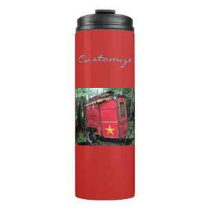 Garrafa Térmica Pequena caravana cigana