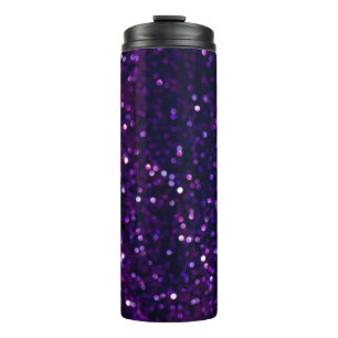 Garrafa Térmica Perigo Roxo: Fundo das Luzes Luminosas