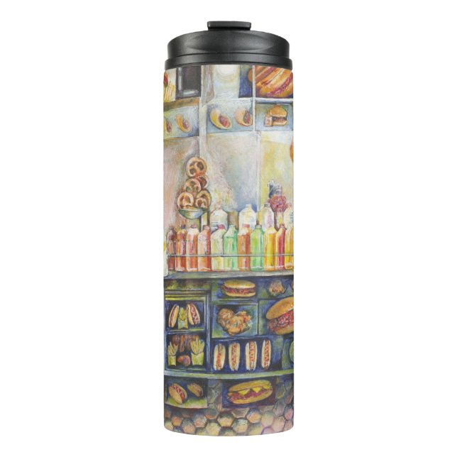 Garrafa Térmica Perigosamente Próximo de Divertimento (Frente)