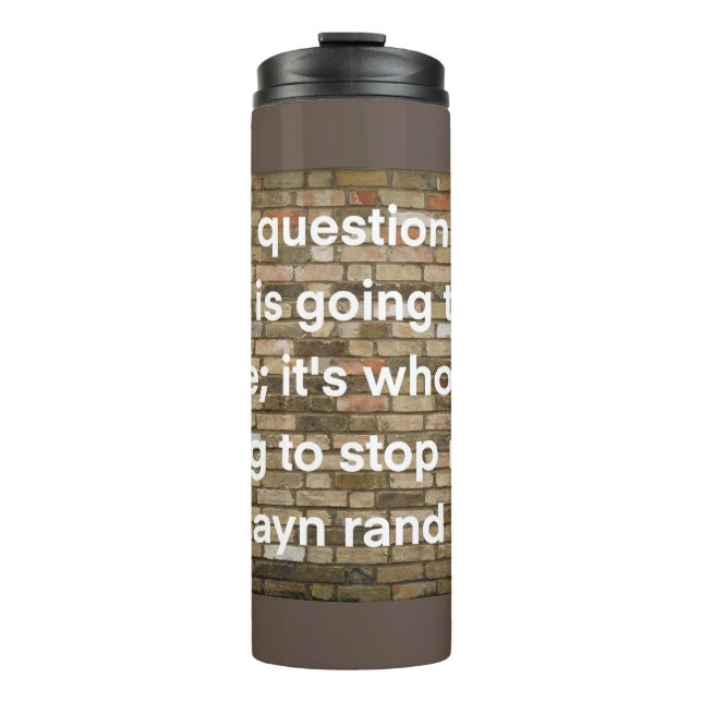 Garrafa Térmica Persiga os seus sonhos (Frente)