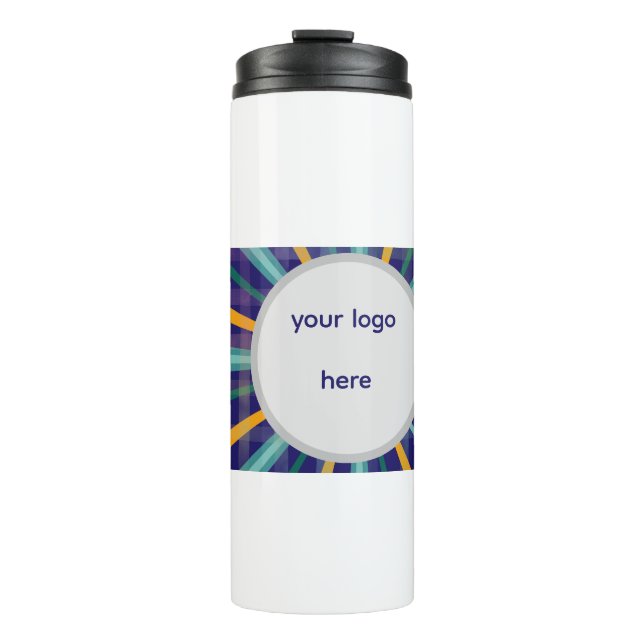 Garrafa Térmica personalised stunning blue Thermal Tumbler (Frente)