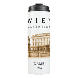 Garrafa Térmica Personalisierte Wien Albertina | Name & Jahr