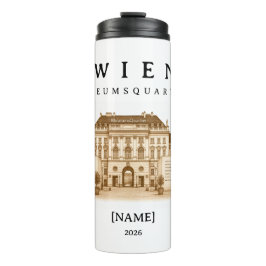 Garrafa Térmica Personalisierte Wien Museumsquartier | Name & Jahr