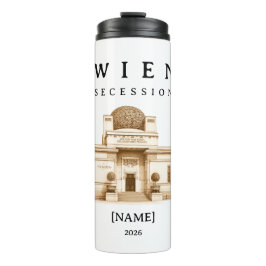Garrafa Térmica Personalisierte Wien Secession | Name & Jahr