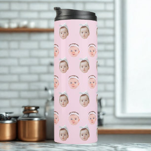 Garrafa Térmica Personalizada Face 2 Fotos, Personalizada Face, Mã