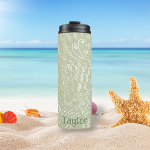 Garrafa Térmica Personalizado Coral Reef Shell Impressão