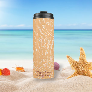 Garrafa Térmica Personalizado   Coral Reef Shell Impressão