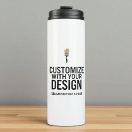 Garrafa Térmica Personalizado Empresarial Corporativo Moderno Mini