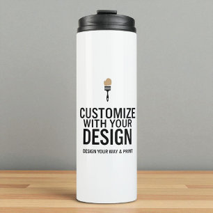 Garrafa Térmica Personalizado Empresarial Corporativo Moderno Mini