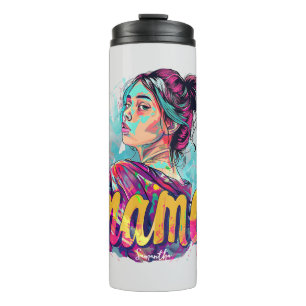 Garrafa Térmica Personalizado Retro Mama Pop Art (13)