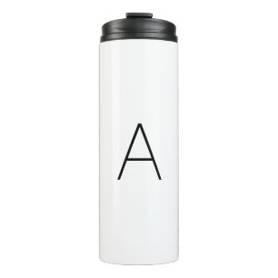 Garrafa Térmica Personalizar a letra inicial do alfabeto