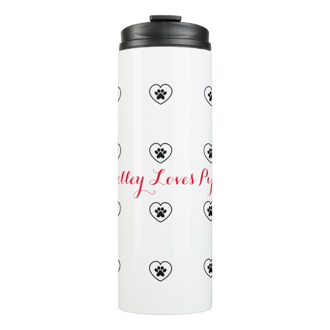 Garrafa Térmica Personalizar Cachorro Adora Mama Mug (Frente)