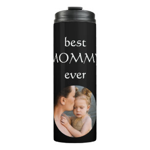 Garrafa Térmica Personalize o melhor Dia de as mães de fotos que a