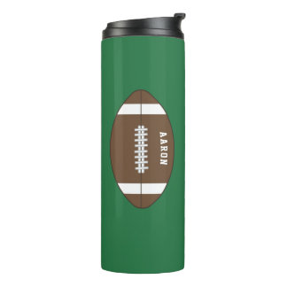 Garrafa Térmica Personalized Football Coffee Mug Travel Tumbler