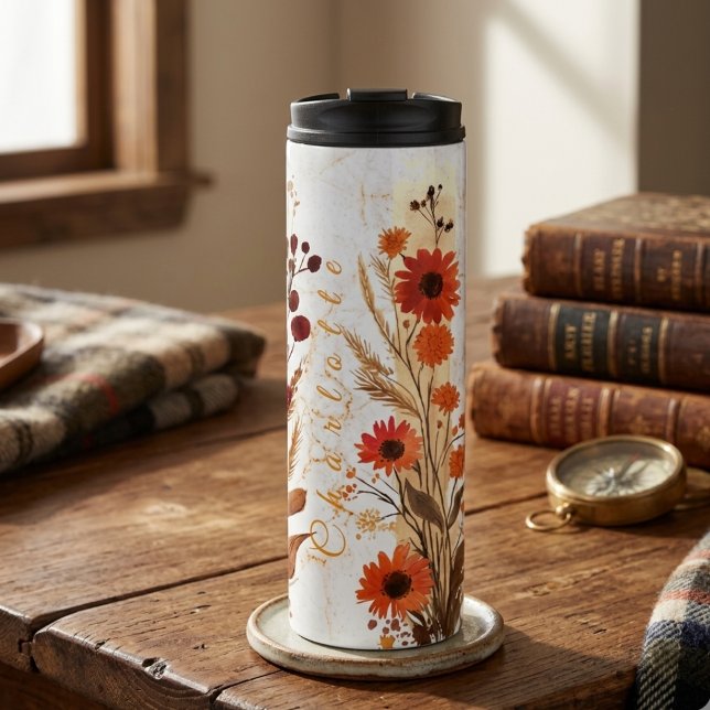 Garrafa Térmica Personalized Water Bottle with Name (Criador carregado)