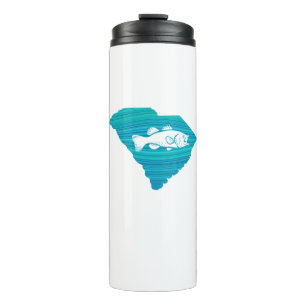 Garrafa Térmica Pesca em Onda da Carolina do Sul