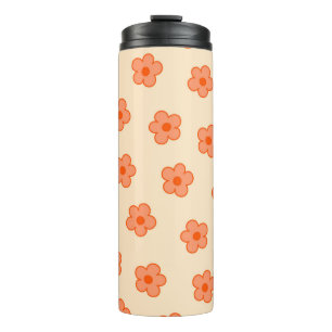 Garrafa Térmica Pessegueira Laranja-Pêssego Flor