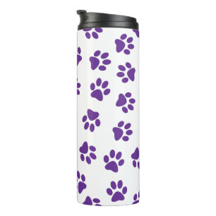 Garrafa Térmica Pestor De Patas, Patas Cachorros, Patas Roxas